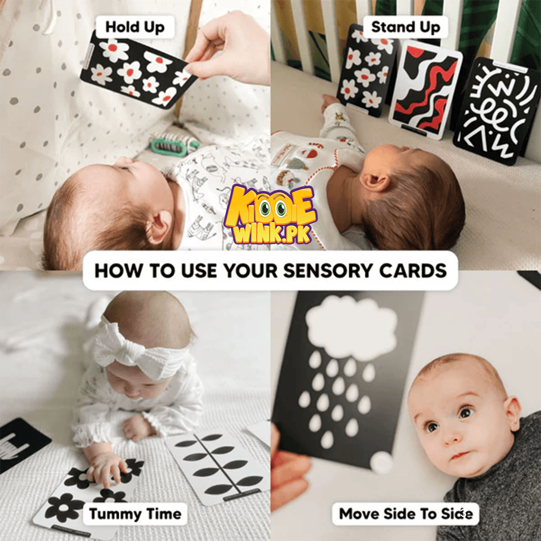 High Contrast Sensory Flash Cards For Babies