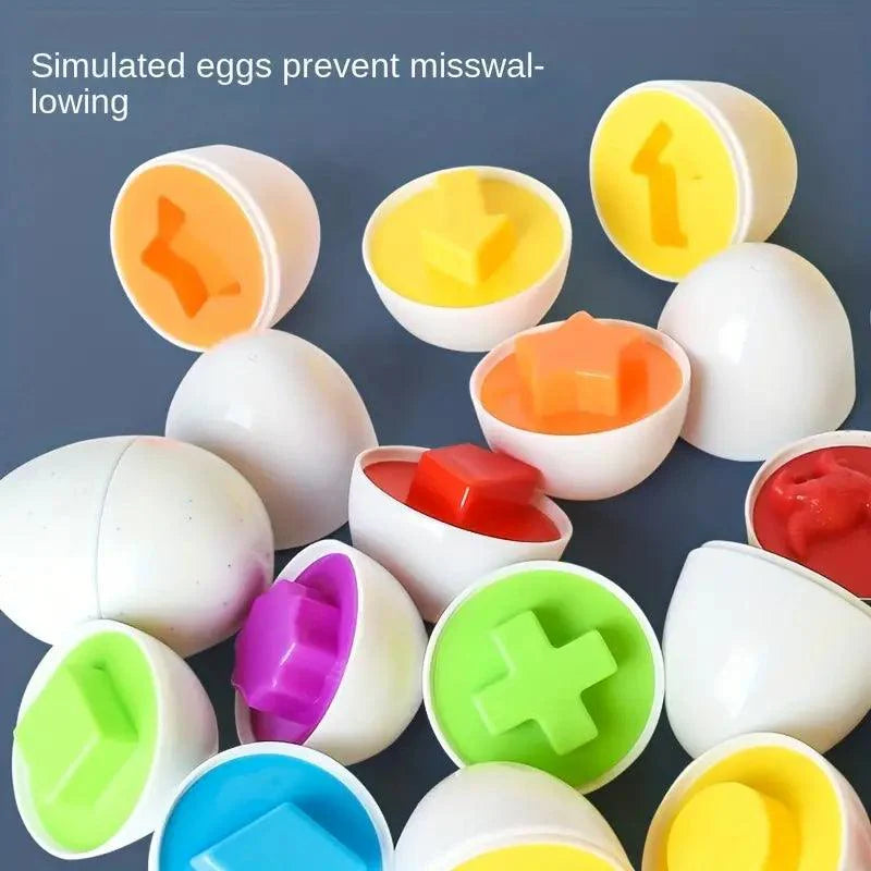 Montessori Multi-Shape Eggs Puzzle Toy