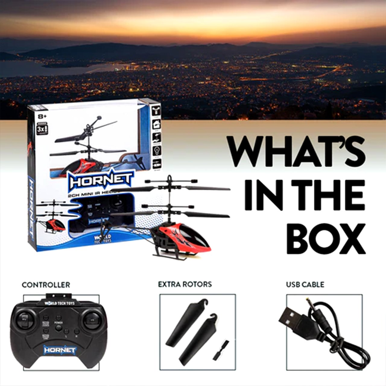 Rechargeable 2CH Mini IR RTF Electric RC Helicopter