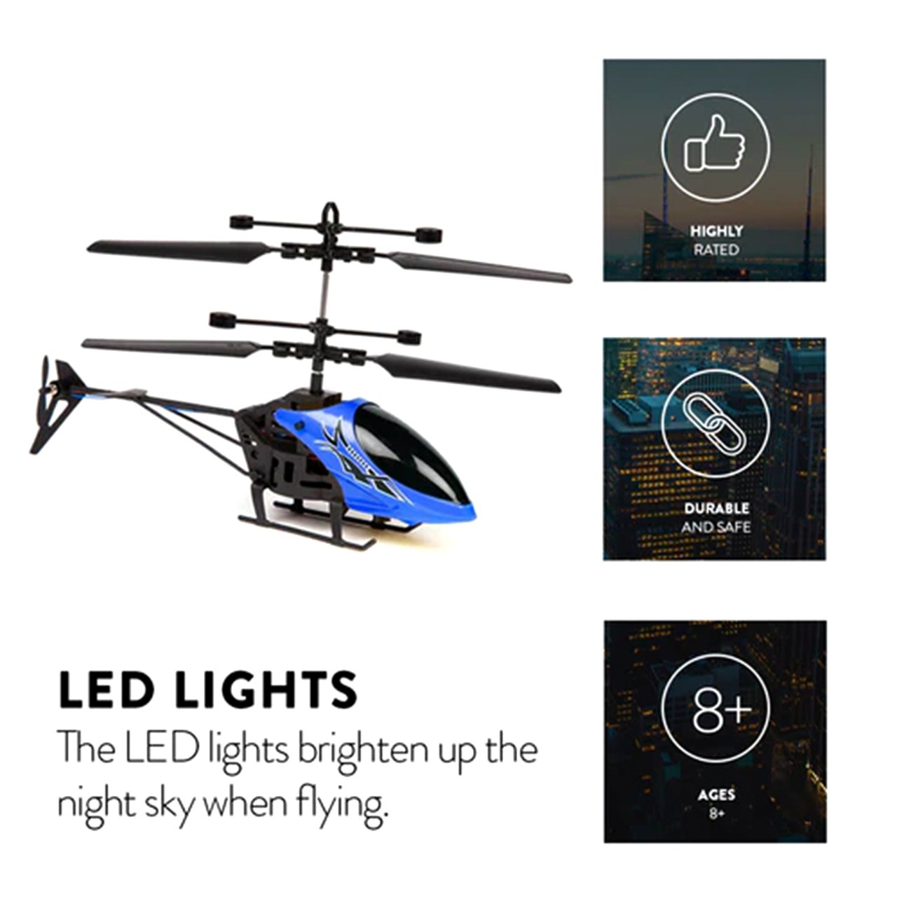 Rechargeable 2CH Mini IR RTF Electric RC Helicopter