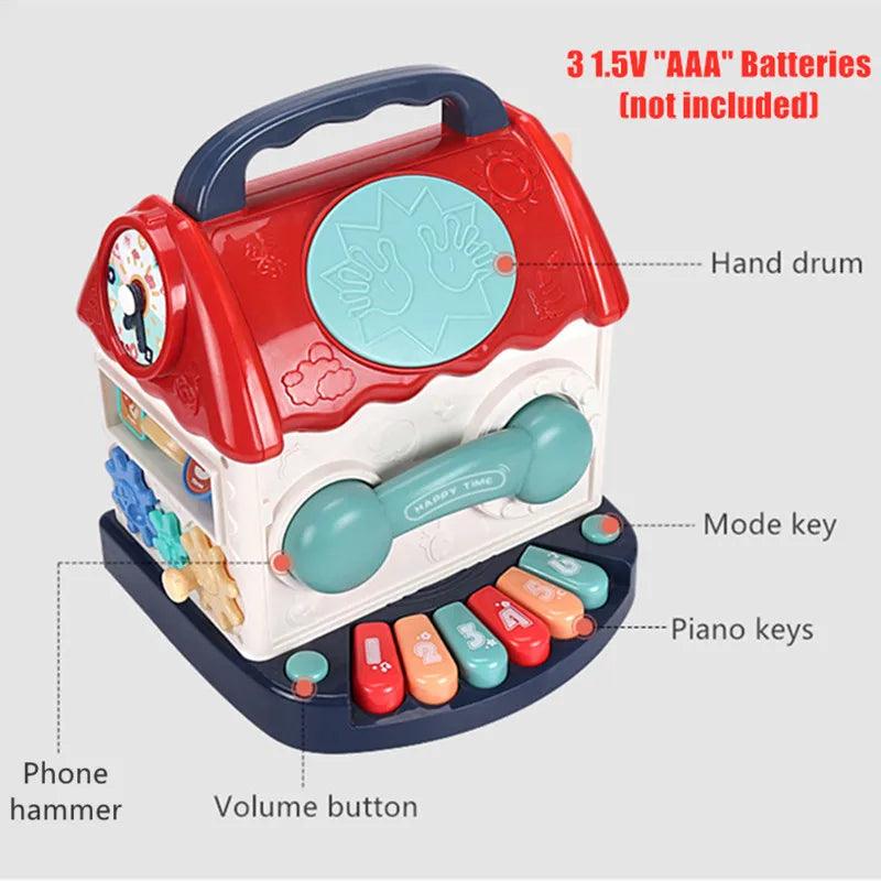 Multifunctional Cognitive House Toy for Children