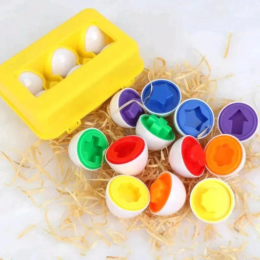 Montessori Multi-Shape Eggs Puzzle Toy