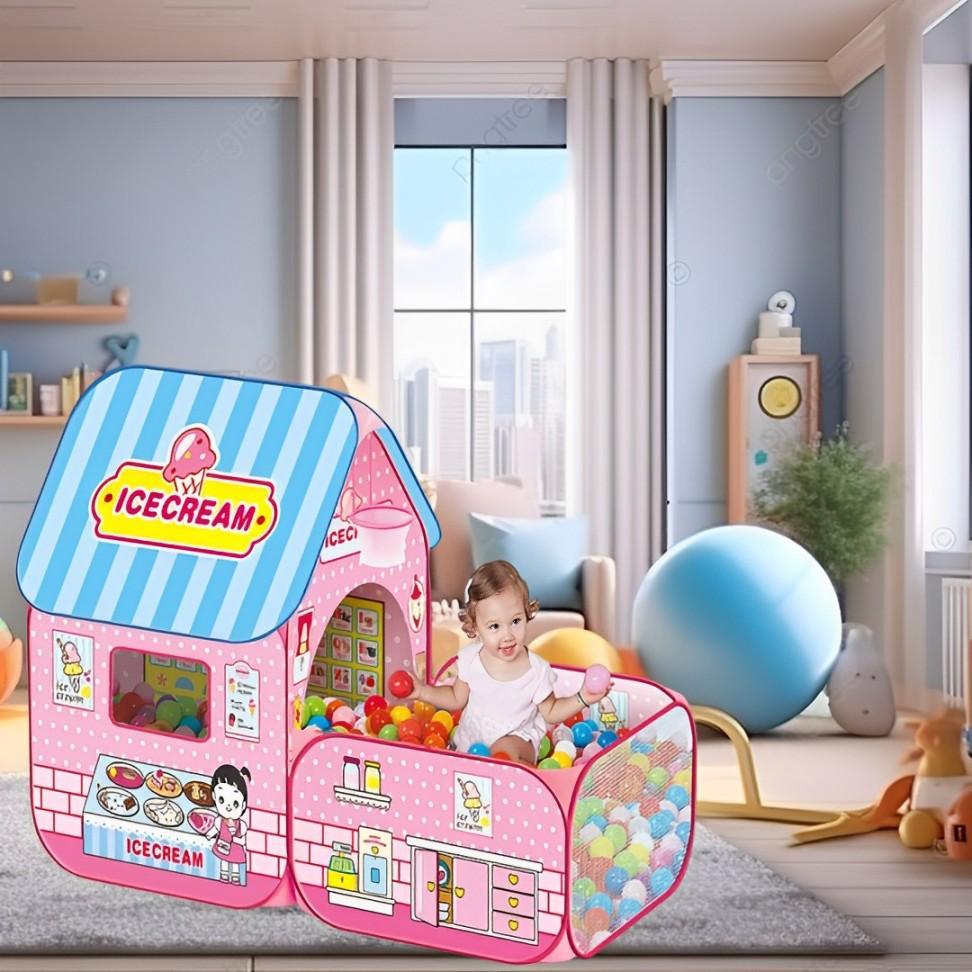 Popup Ice Cream Kids Tent House