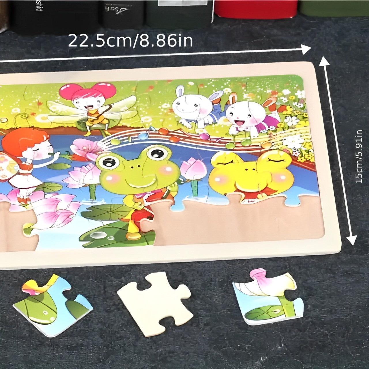 Fun & Interactive Kids Jigsaw Wooden Puzzle (Bundle OF 6)