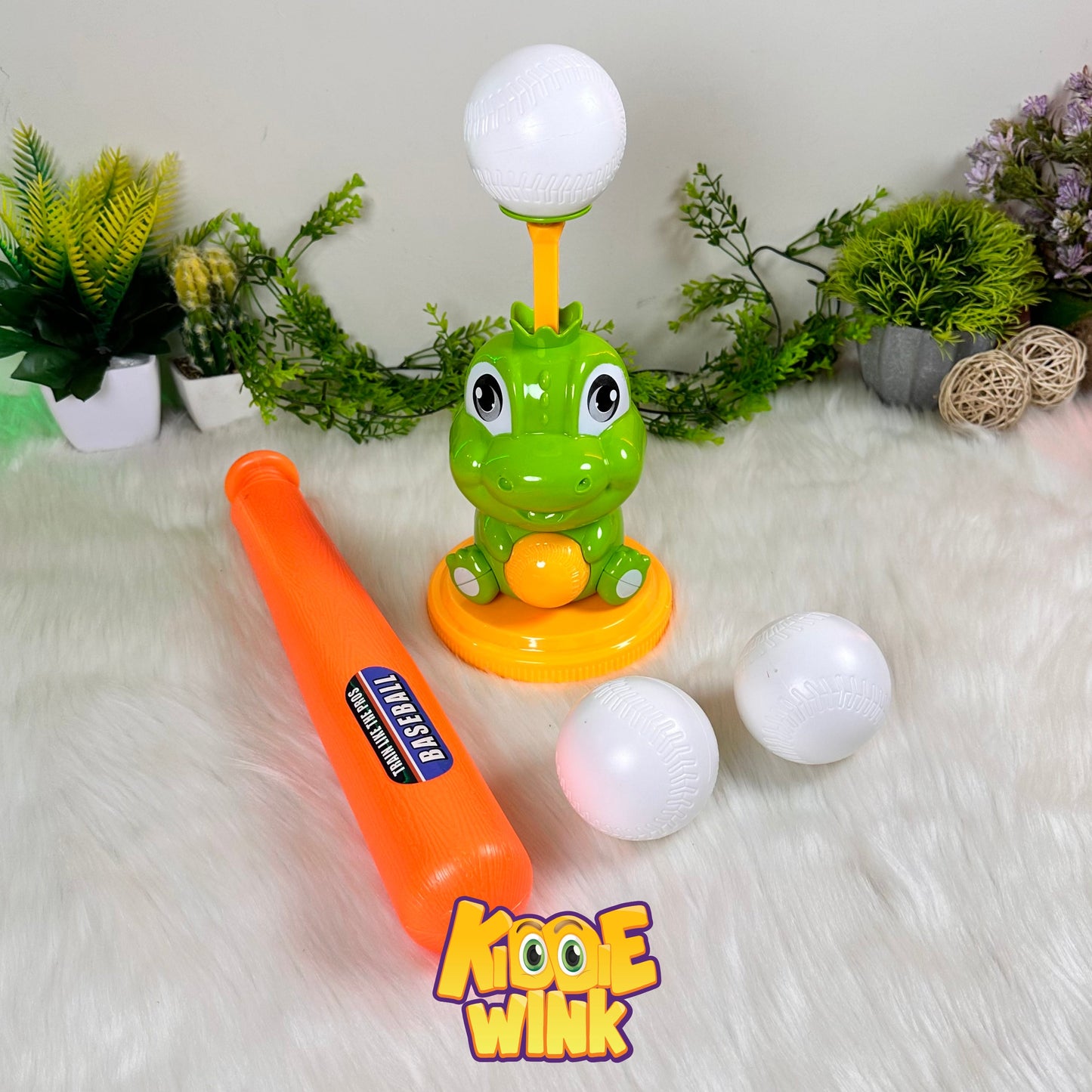 Cute Dinosaur Baseball Hitting Toy For Kids