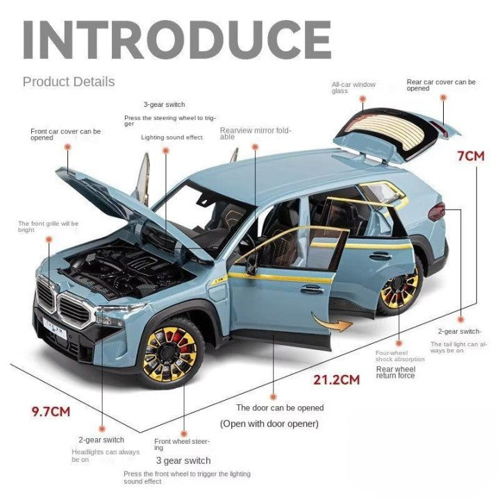 Diecast Model BMW XM Off Road 1/24