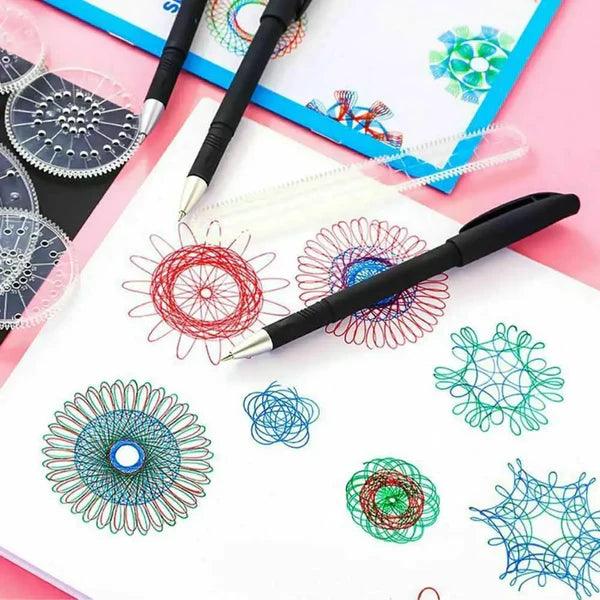 Multi-Functional Spirograph Geometric Ruler for Students