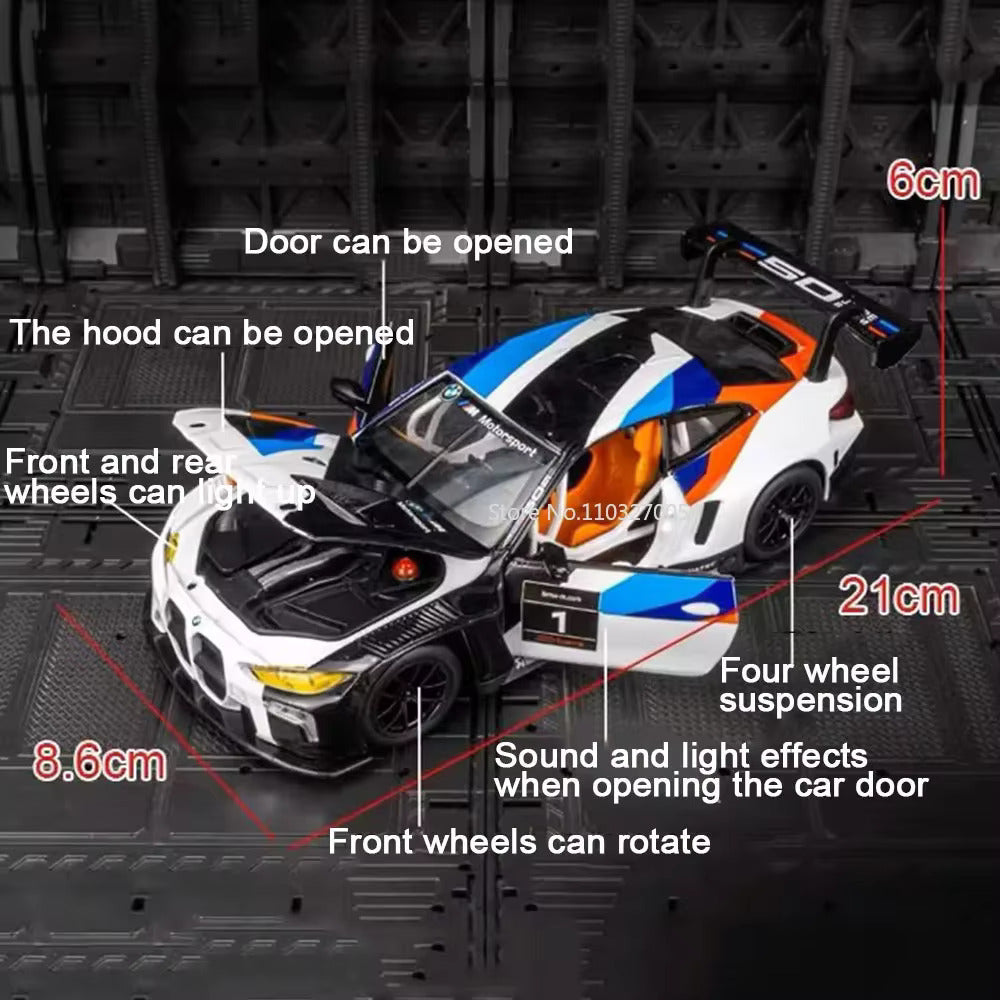 Diecast Model Officially Licensed BMW M4 GT-3 1/24