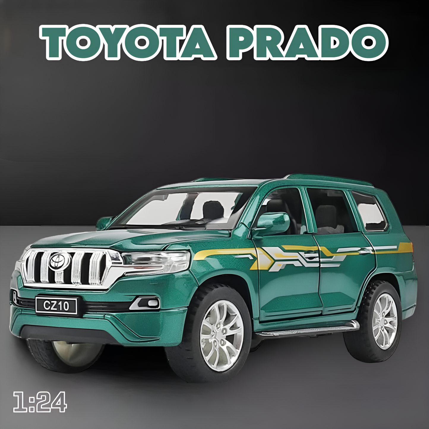 Diecast Model Toyota Land Cruiser Prado 1/24