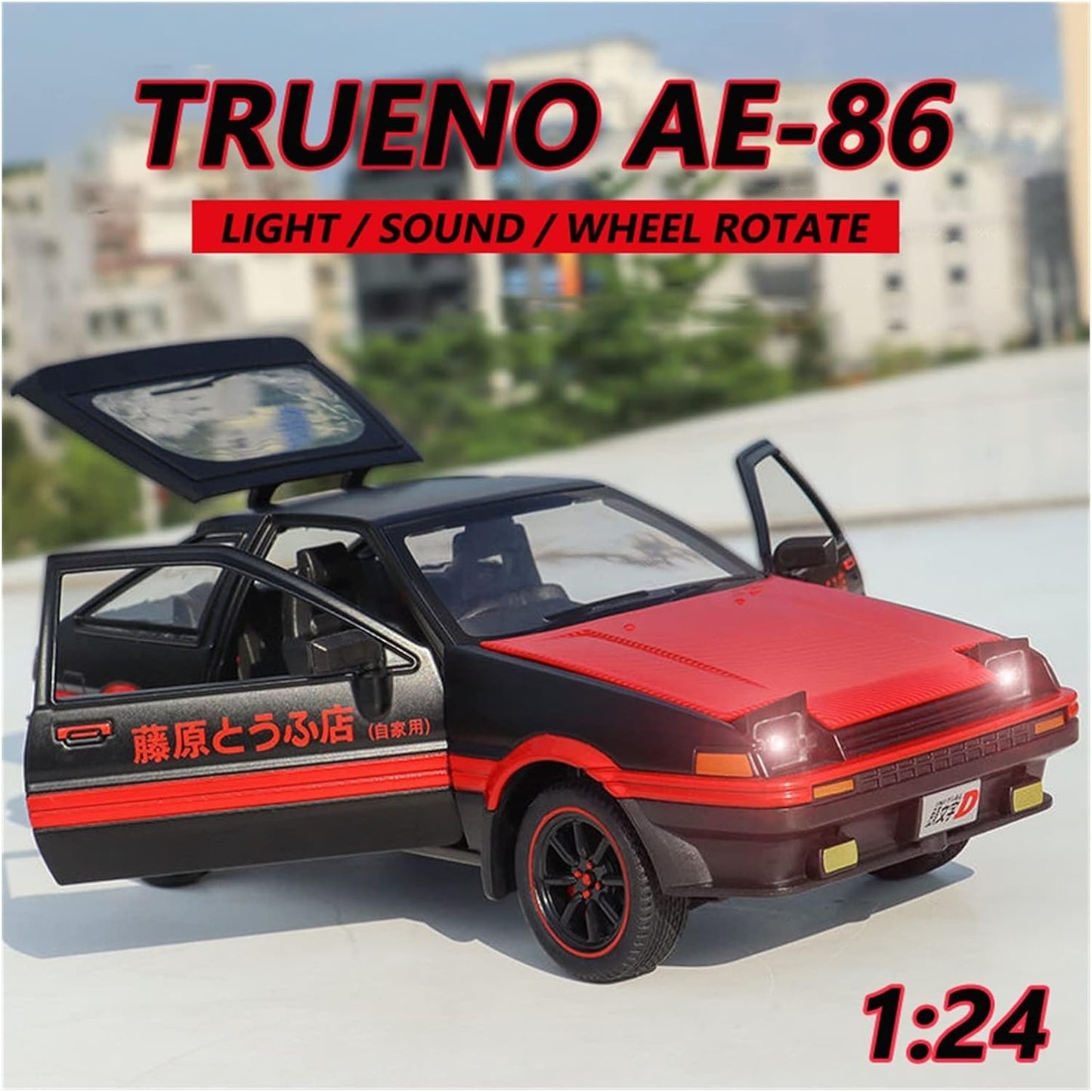 Diecast Model Toyota Trueno AE86 1/24