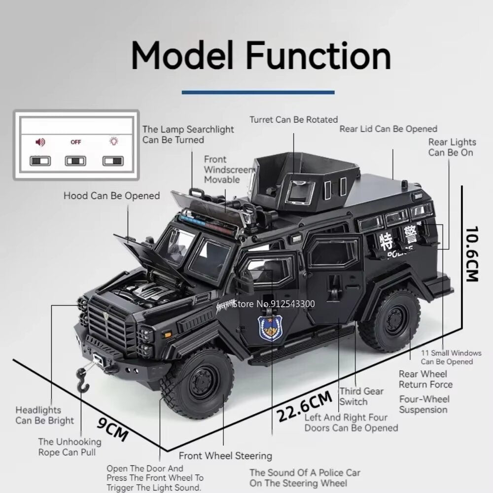 Diecast Model Saber Toothed Arm Tiger 1/24