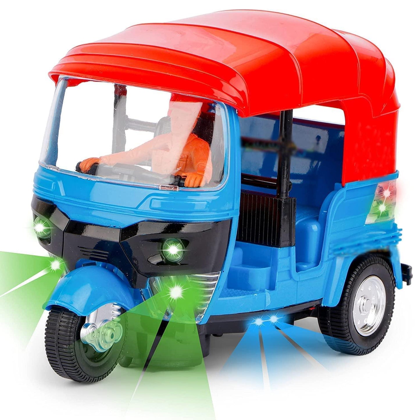 Lights & Music Auto Rickshaw Tricycle Toy