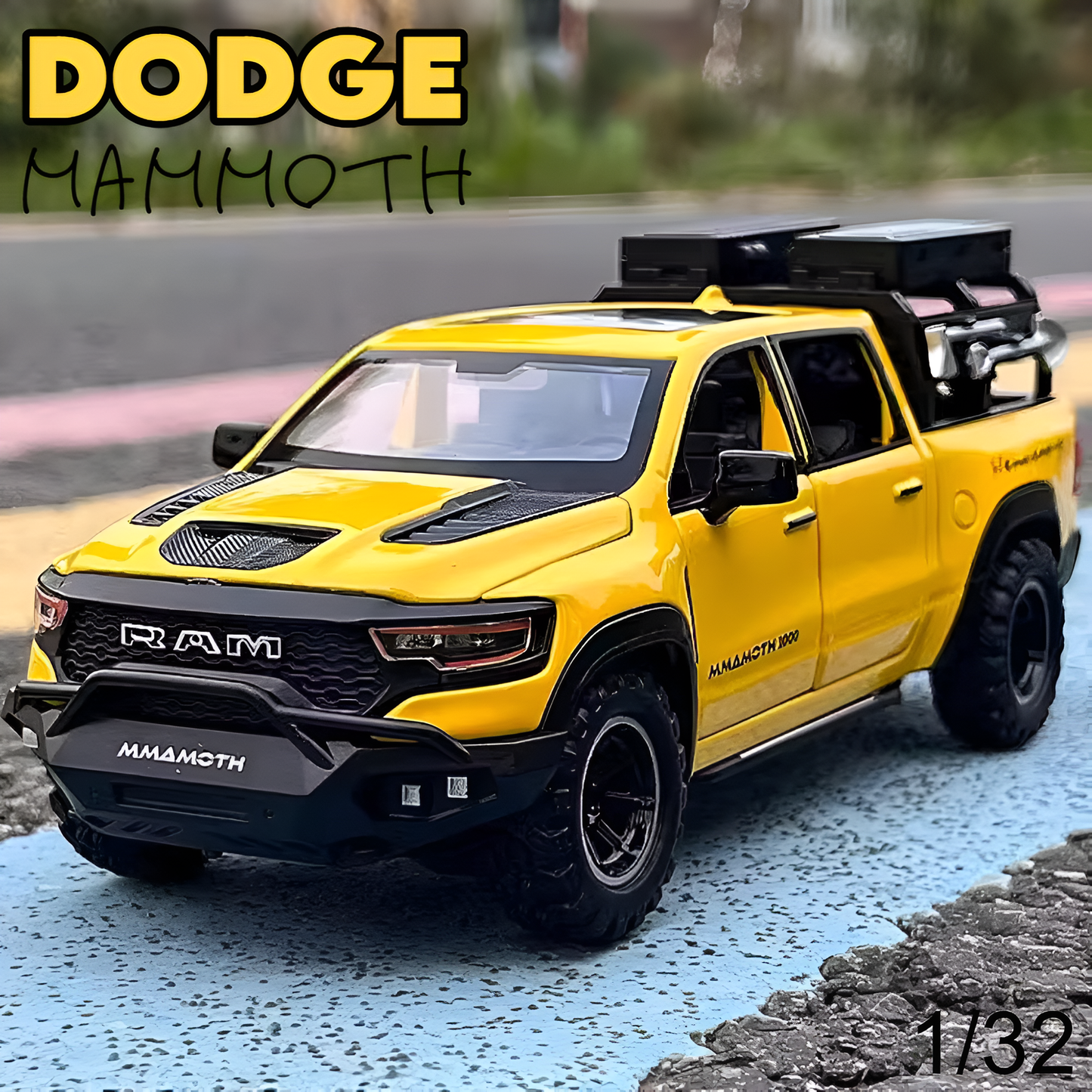 Diecast Model Dodge Mammoth Pickup Truck 1/32