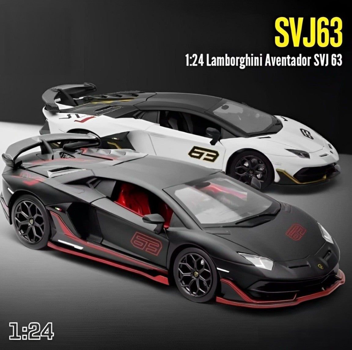 Diecast Model Officially Licensed Lamborghini Aventador 1/24