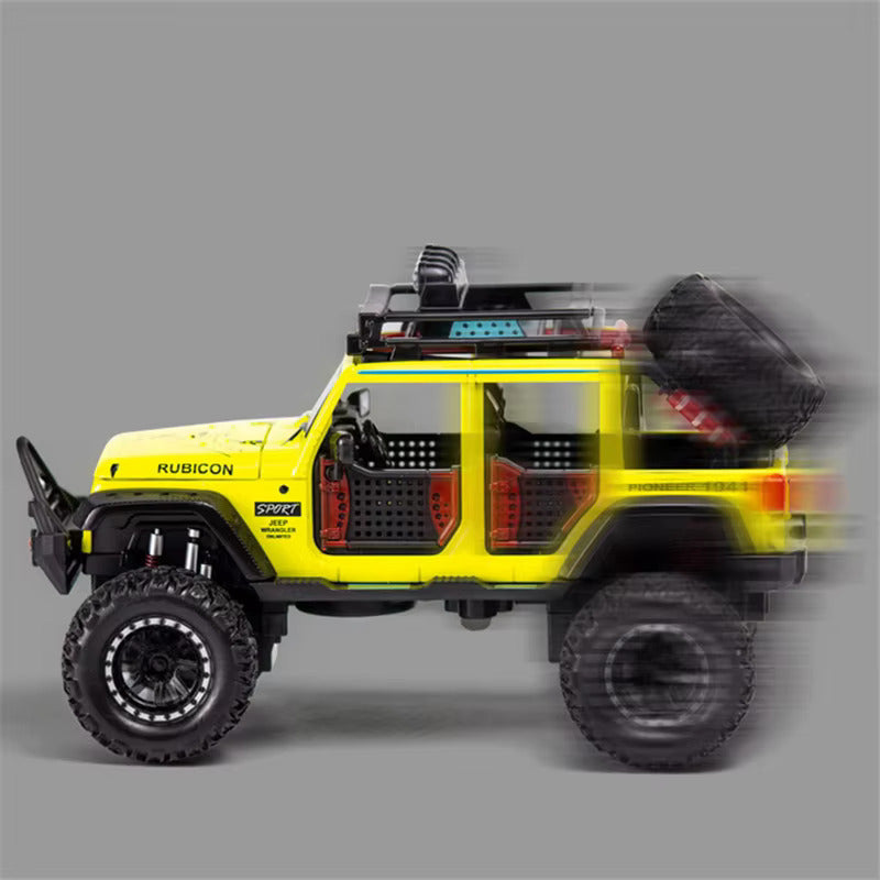 Diecast Model Jeep Wrangler Rubicon 1/24