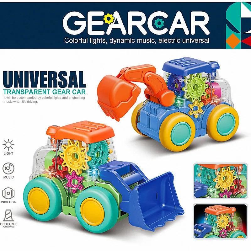 Gear Tractor Vehicle Toy With Lightning & Music