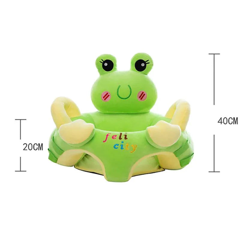 Cute Plush Animal Shape Baby Seat Fitness Rack with Rod