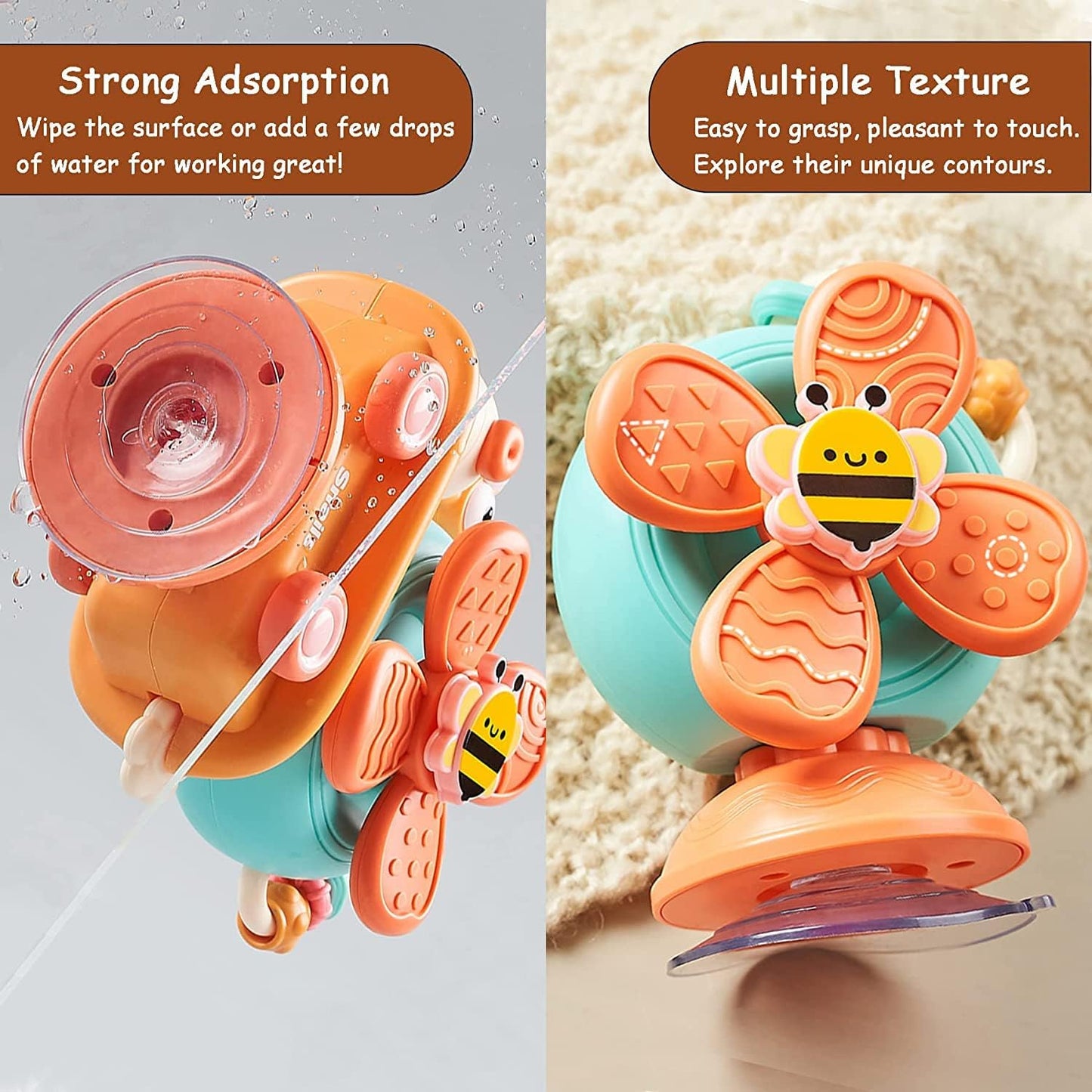 Windmill Snail Spinner Sensory Toy