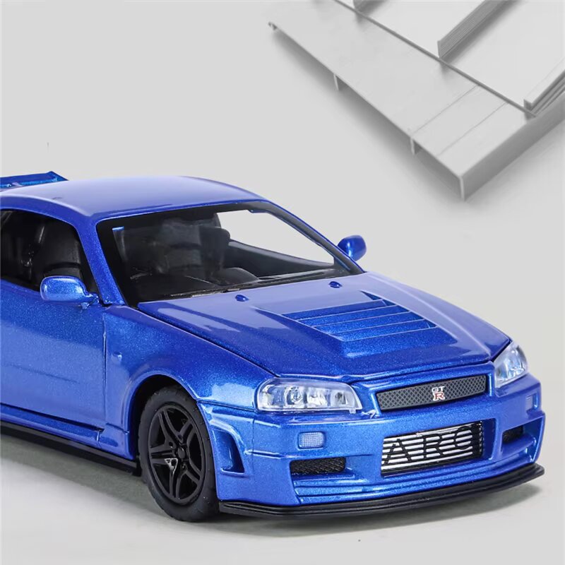 Diecast Model Nissan GTR R34 Skyline 1/32