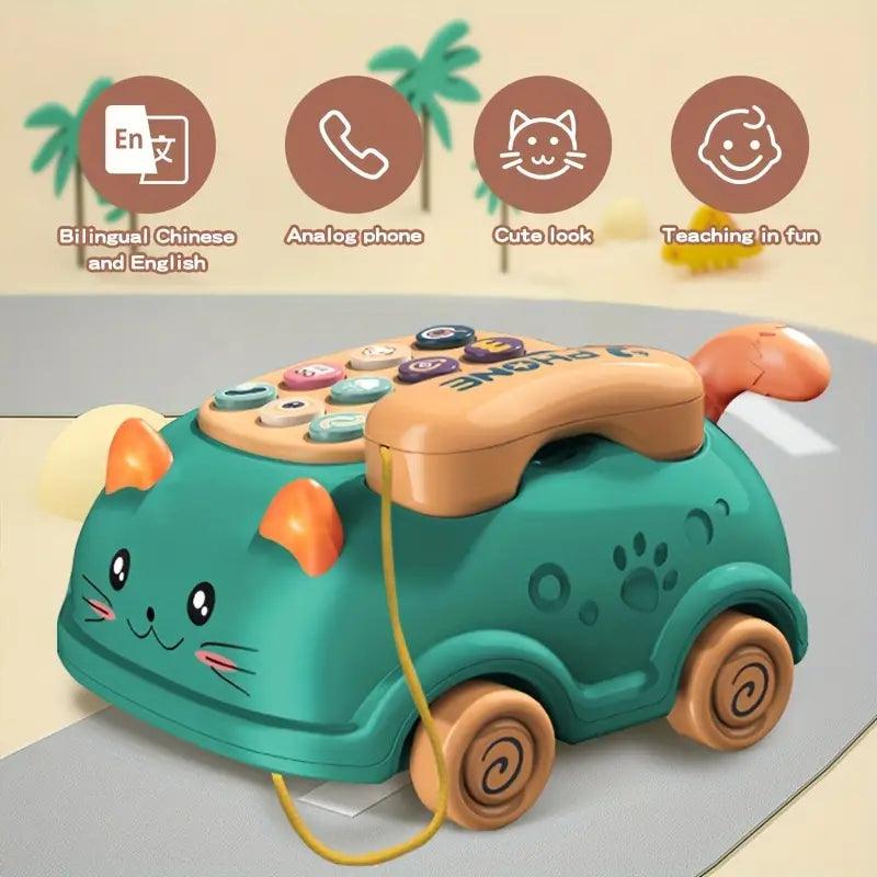 Lightning & Musical Telephone Car Toy