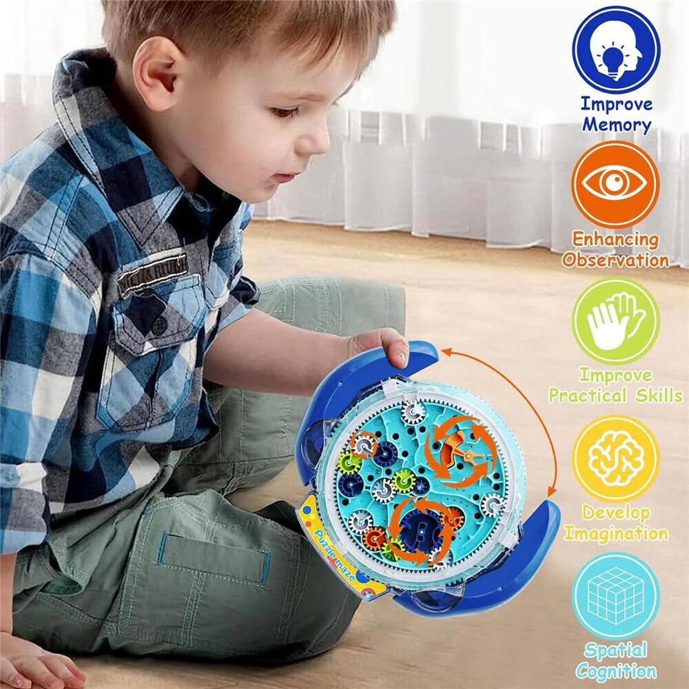 Gravity Memory Sequential Maze Ball Puzzle Toy For Kids