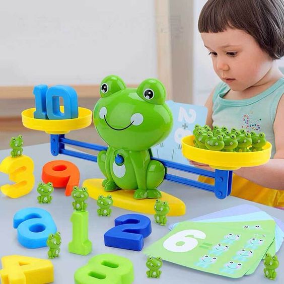 Kids Frog Balance Counting Game