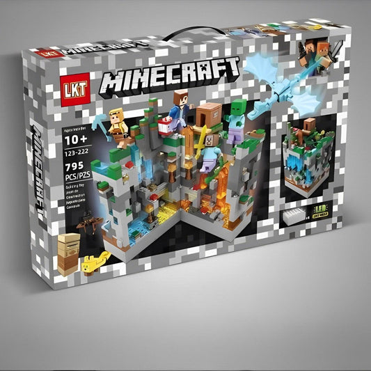 Minecraft Building Blocks With LED Lights (435 Pcs)