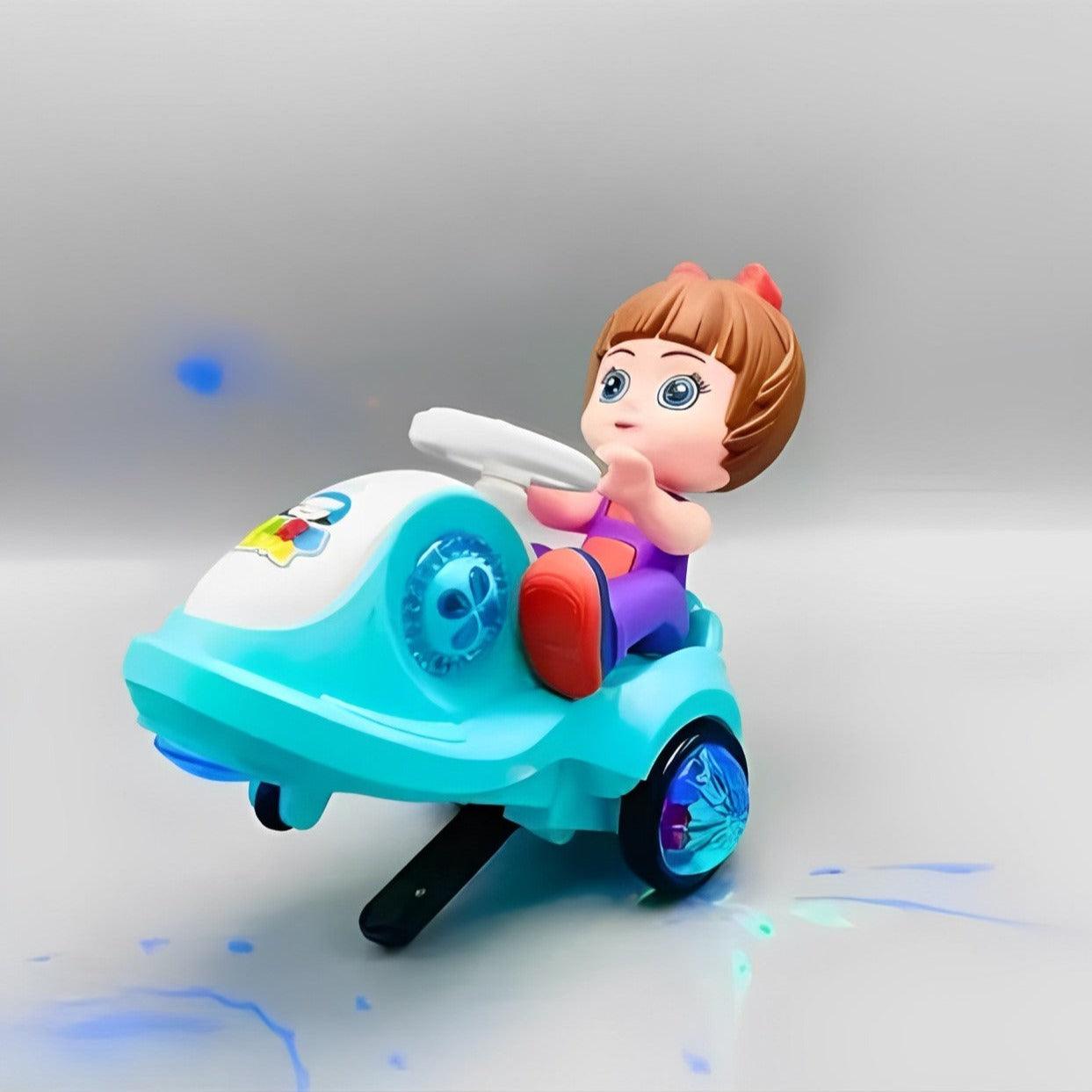 Musical 3D Lights Stunt Car For Kids