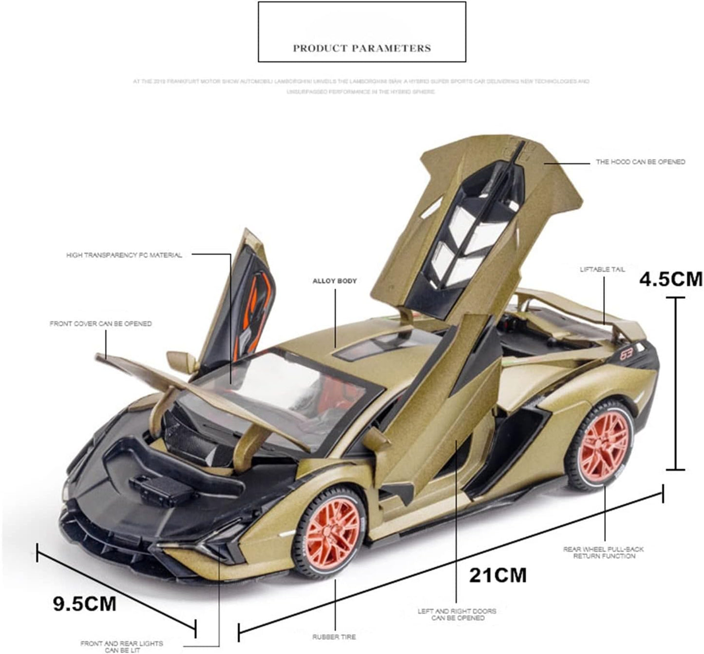 Diecast Model Lamborghini Sian FPK