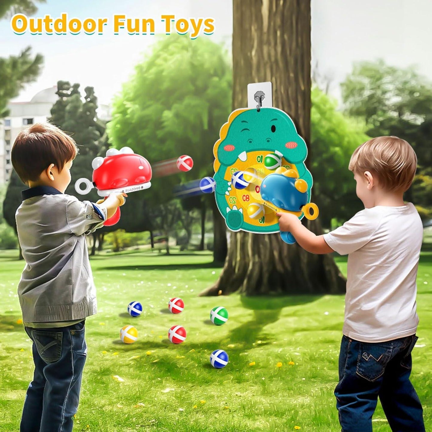 Cute Dinosaur Shooting Dart Gun For Kids