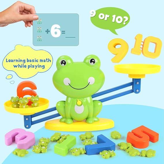 Kids Frog Balance Counting Game