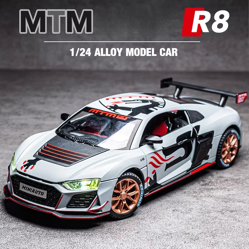 Diecast Model Officially Licensed Audi R8 1/24