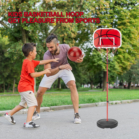 Children's Height Adjustable Basketball Stand Indoor Activity Toy