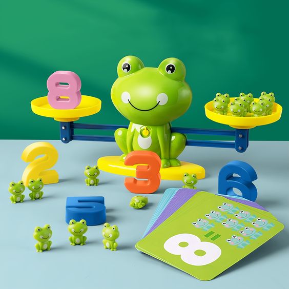 Kids Frog Balance Counting Game