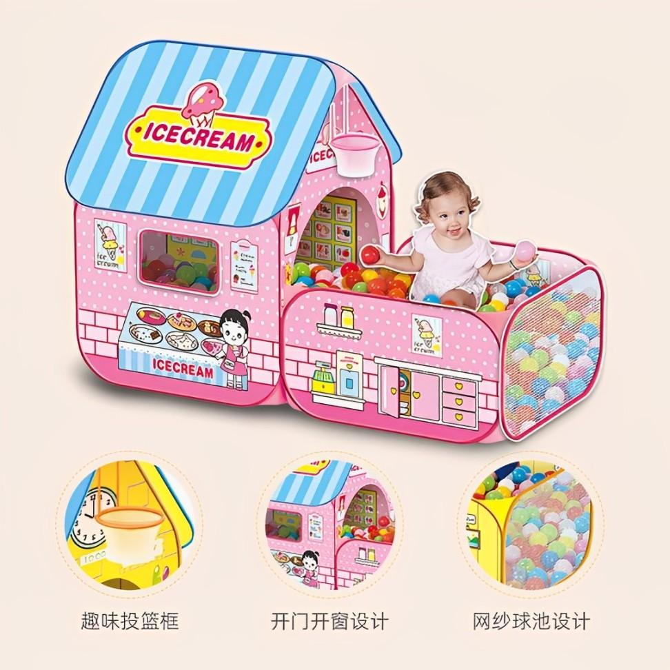 Popup Ice Cream Kids Tent House