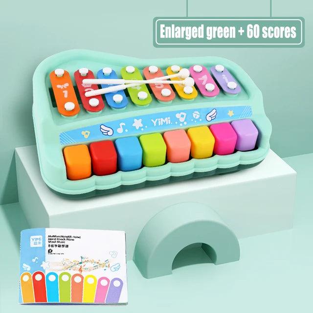 2 in 1 Baby Xylophone Piano Musical Toy For Kids