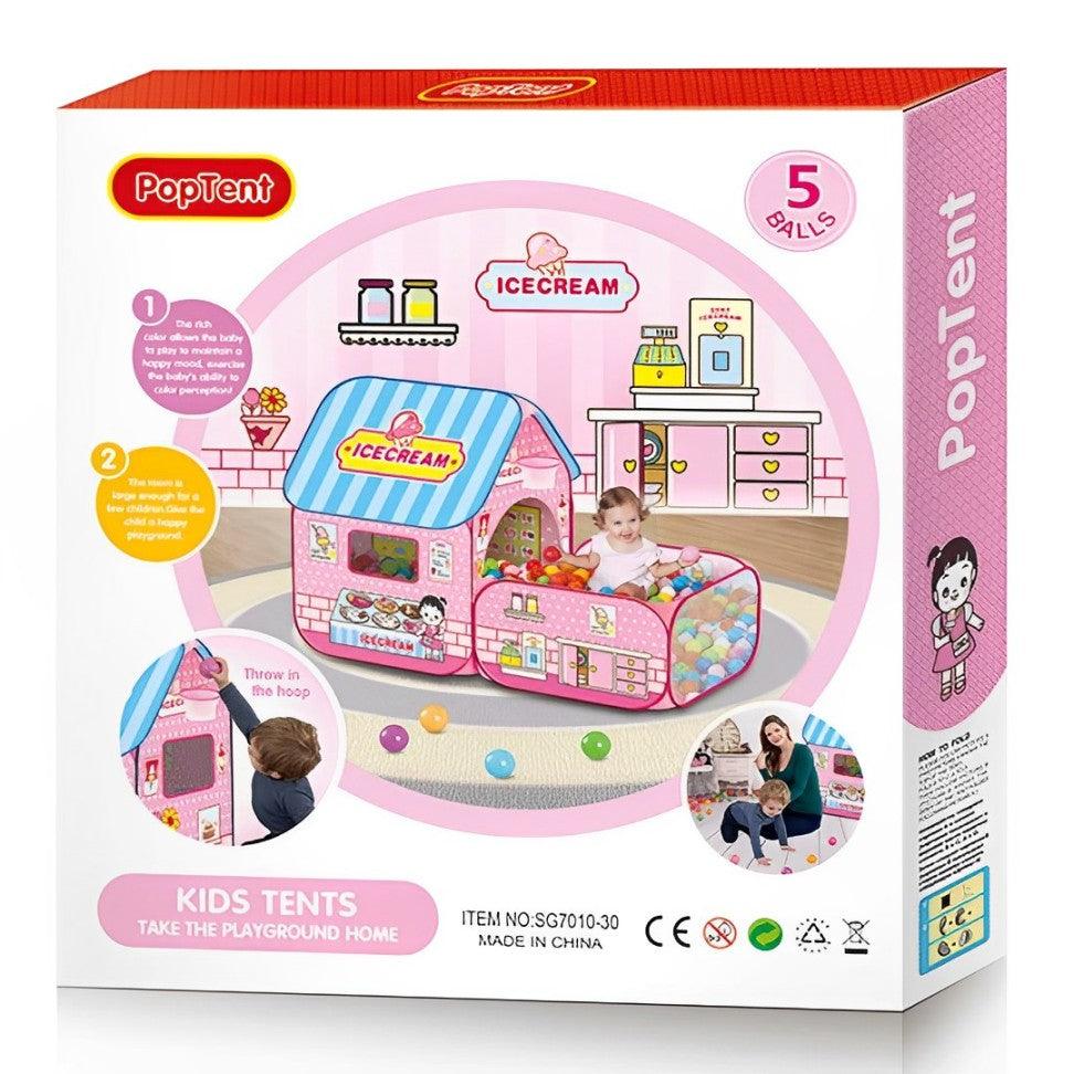 Popup Ice Cream Kids Tent House