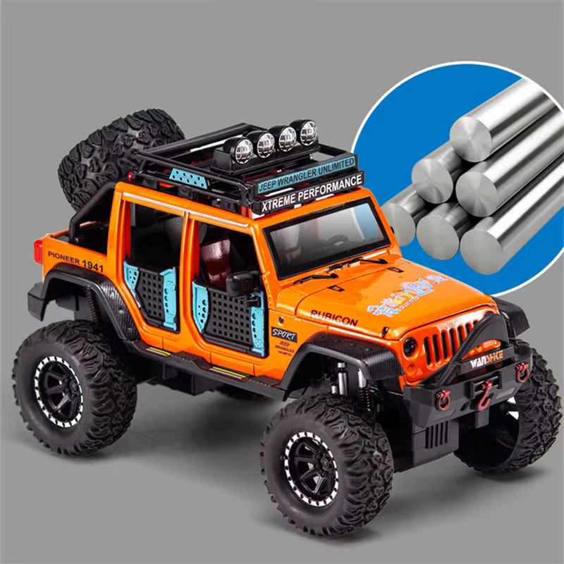 Diecast Model Jeep Wrangler Rubicon 1/24