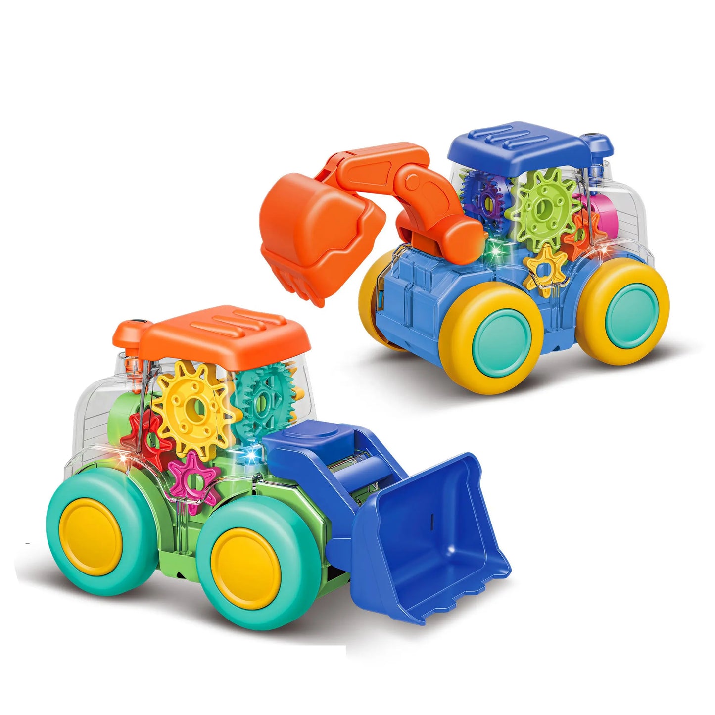 Gear Tractor Vehicle Toy With Lightning & Music