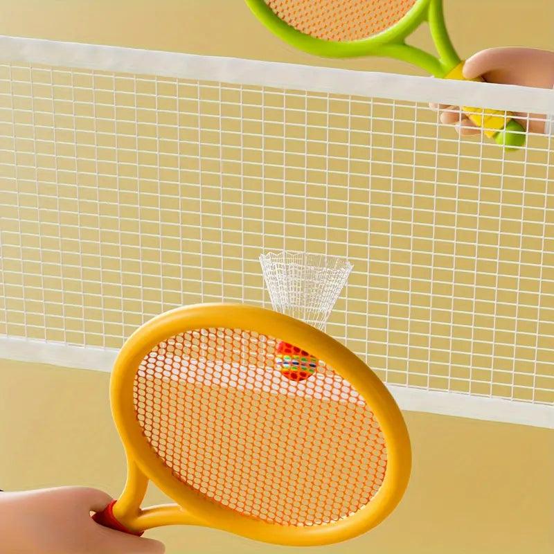 Soft Tennis Badminton Racket Set For Kids