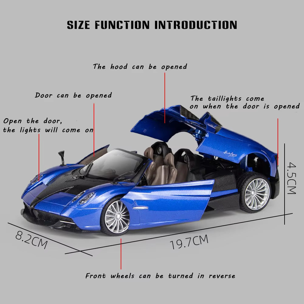 Diecast Model Officially Licensed Pagani Huayra Roadster 1/24