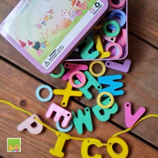 Montessori Educational Rope Wooden Blocks