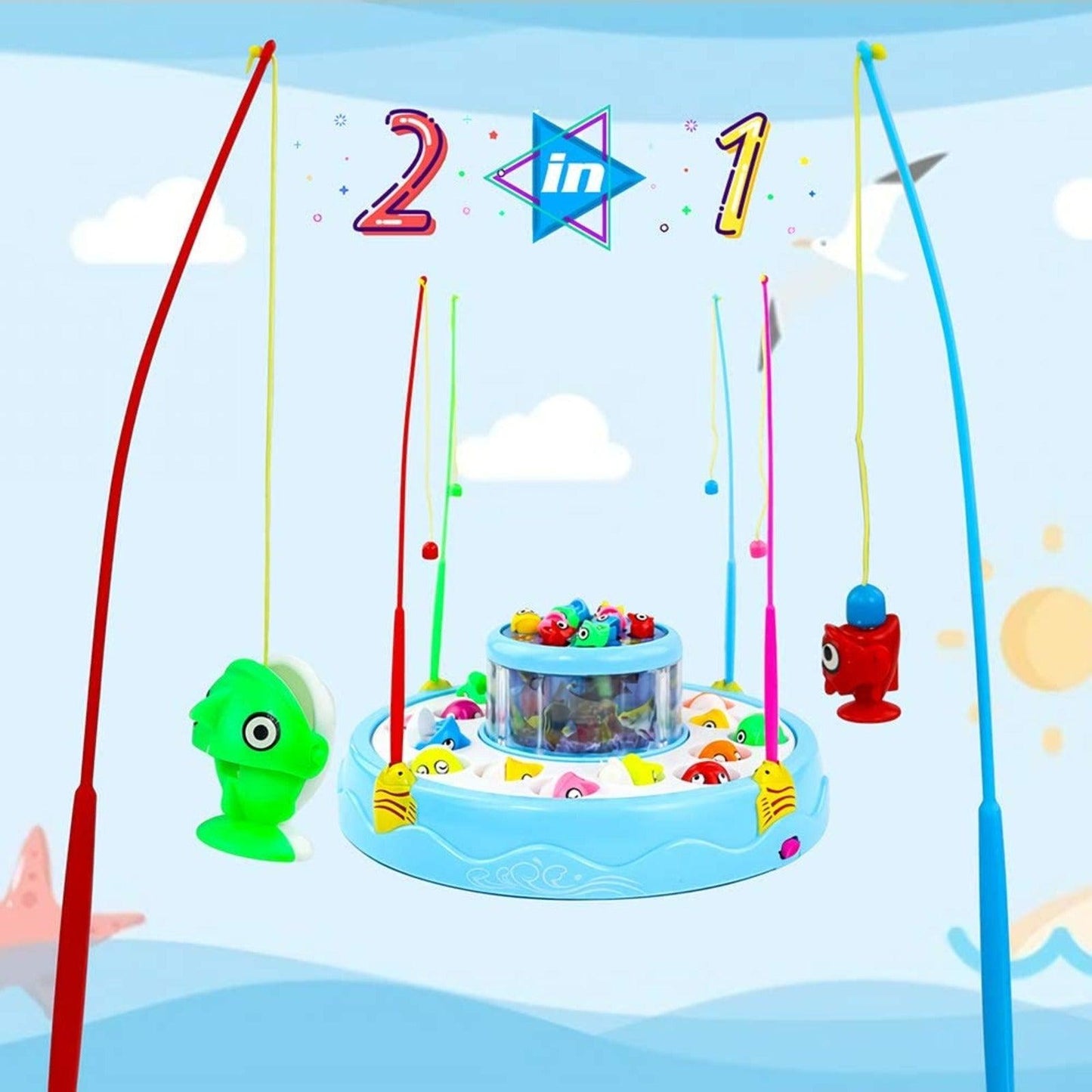 Lightning & Musical Magnetic Fishing Play Set