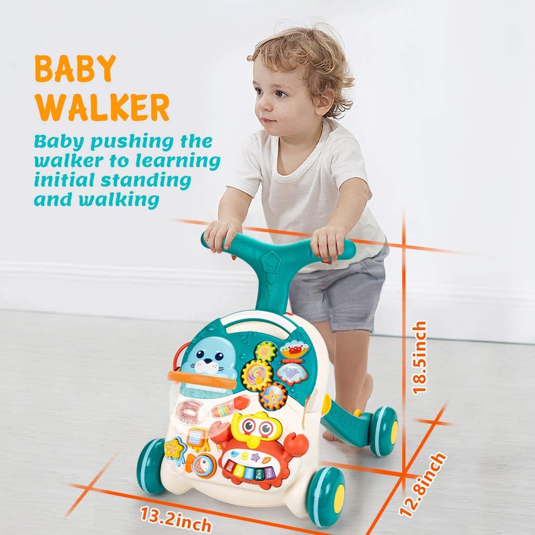 2 In 1 Musical Activity Walker + Activity Table