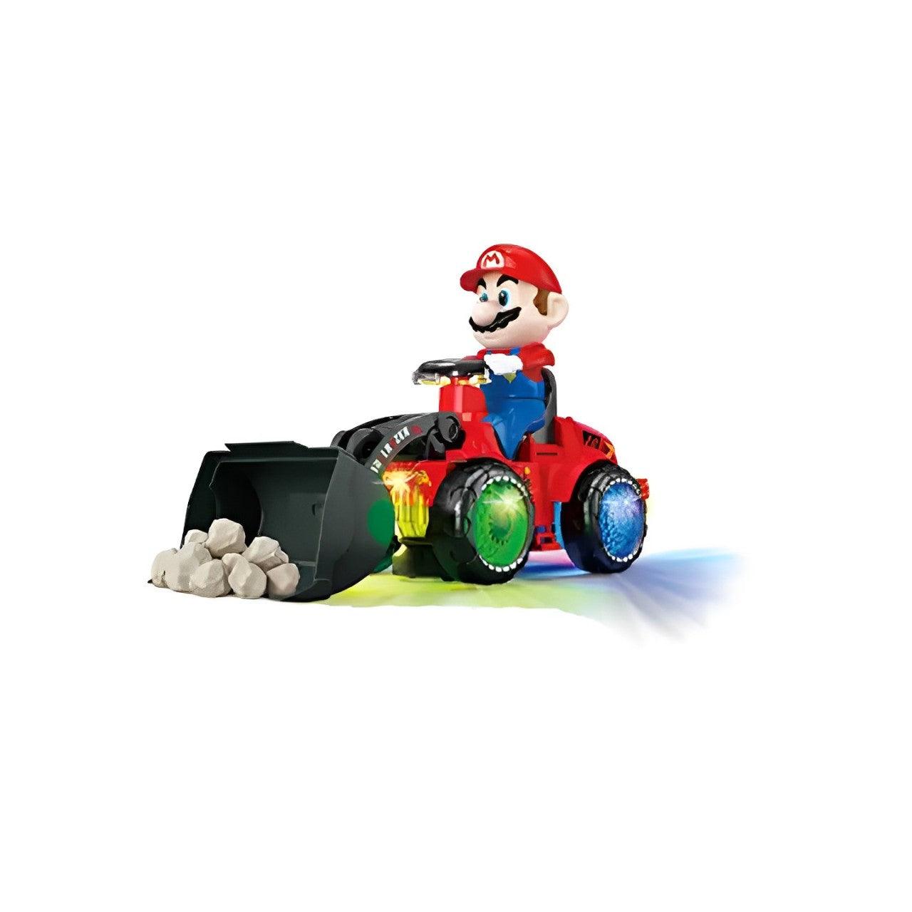 Mario Engineering Vehicle With LED Light Toy For Kids