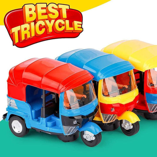 Lights & Music Auto Rickshaw Tricycle Toy