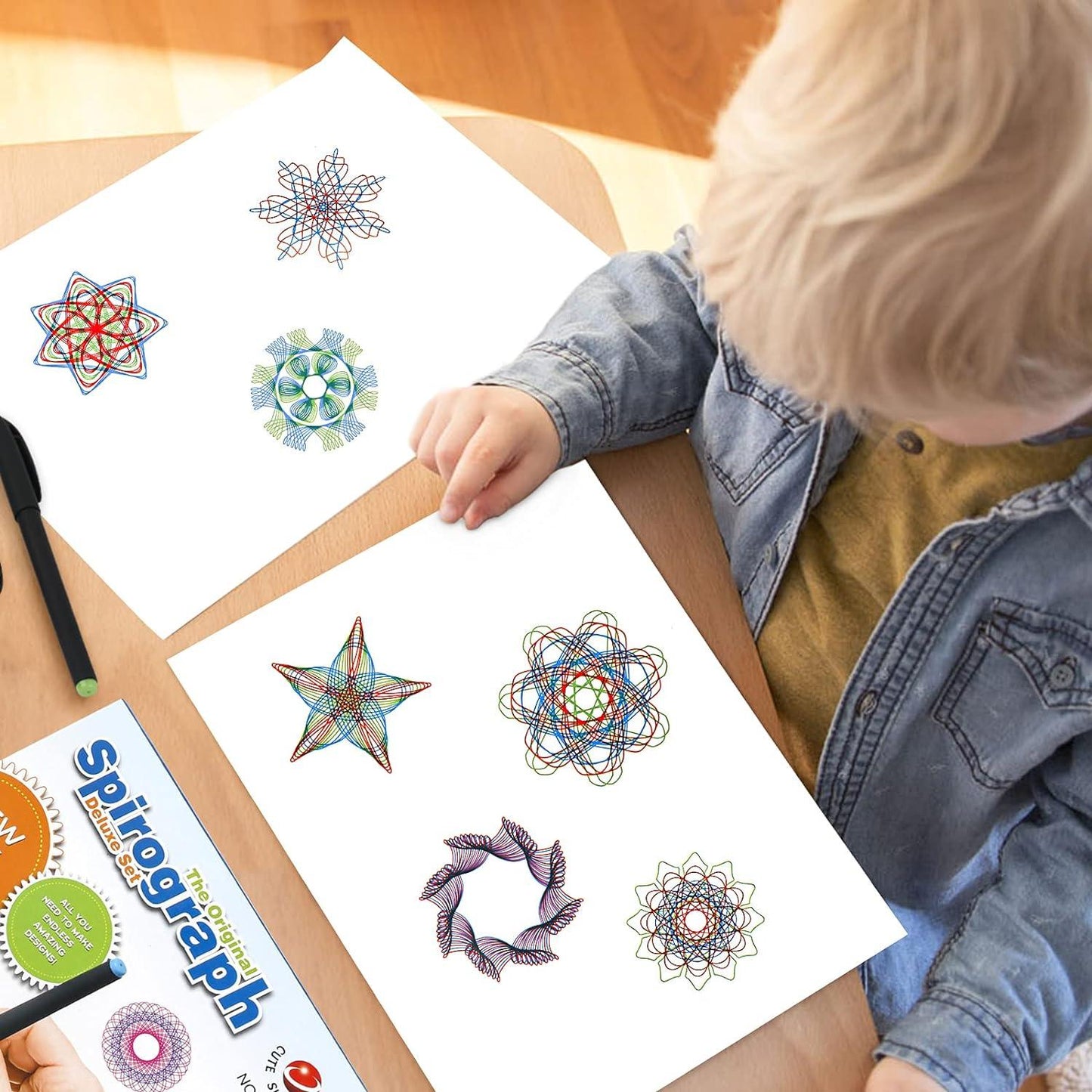 Multi-Functional Spirograph Geometric Ruler for Students