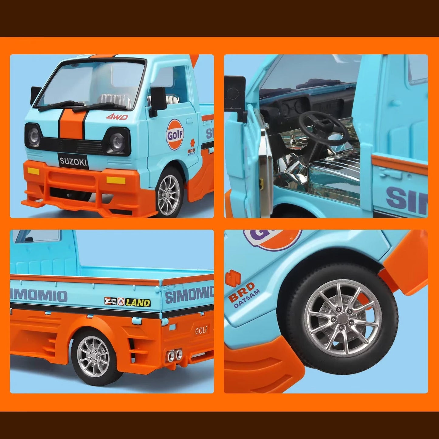 Diecast Model Suzuki Gulf Truck 1/24