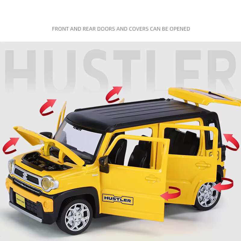 Diecast Model Officially Licensed Suzuki Hustler 1/22