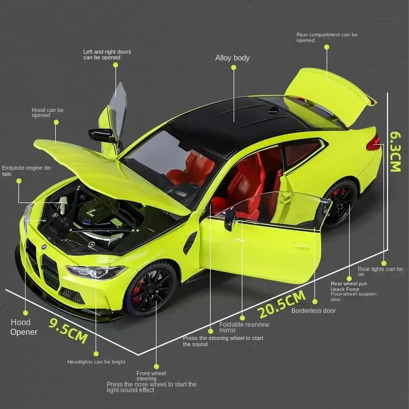 Diecast Model BMW M4 1/24